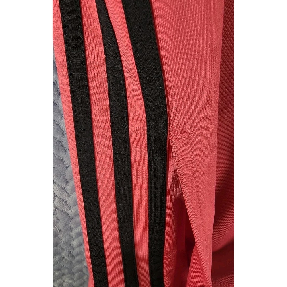 Adidas ClimaLite Hot Pink Zip Ip Jacket Womens Size Medium Full Zip Athleisure - Picture 3 of 12